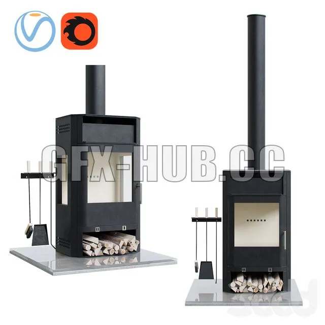 Stove 3D Dnepr META 3D Model