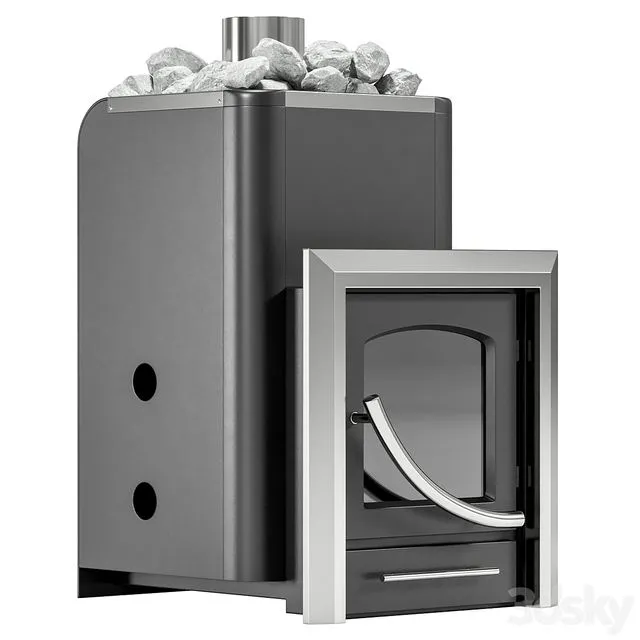 Stove Ermak 12 PS Classic 3D Model