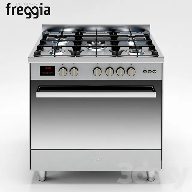 Stove FREGGIA PP96GGG50X 3D Model