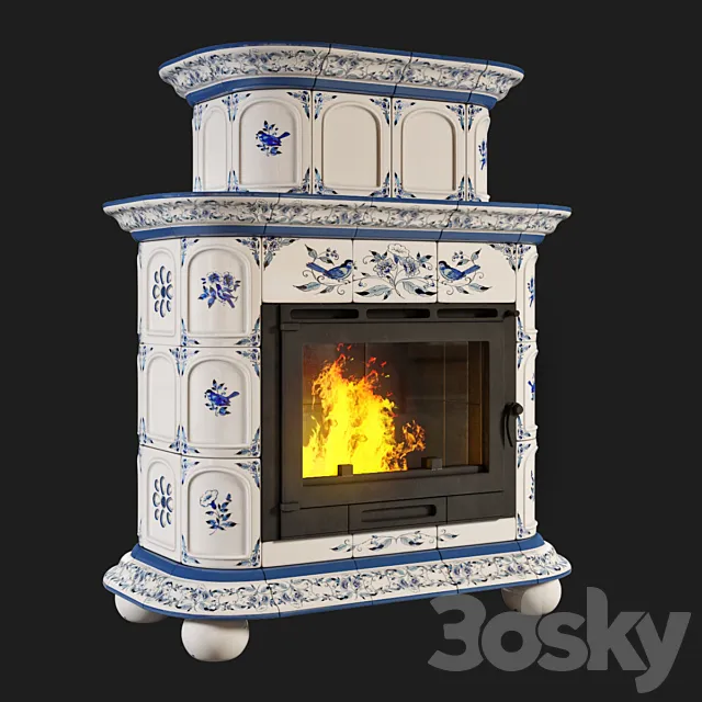 Stove “Provence Delft” 3D Model
