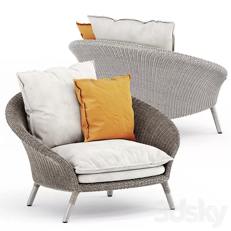 Strada lounge chair by Janus et Cie 3D Model Strada lounge chair by Janus et Cie 3D Model