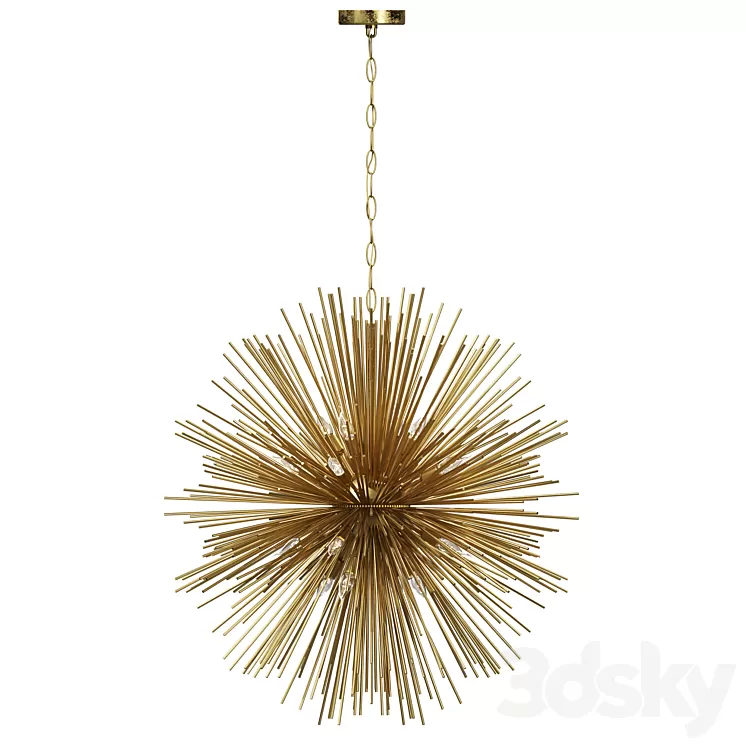Strada Medium Round Chandelier 3D Model Strada Medium Round Chandelier 3D Model