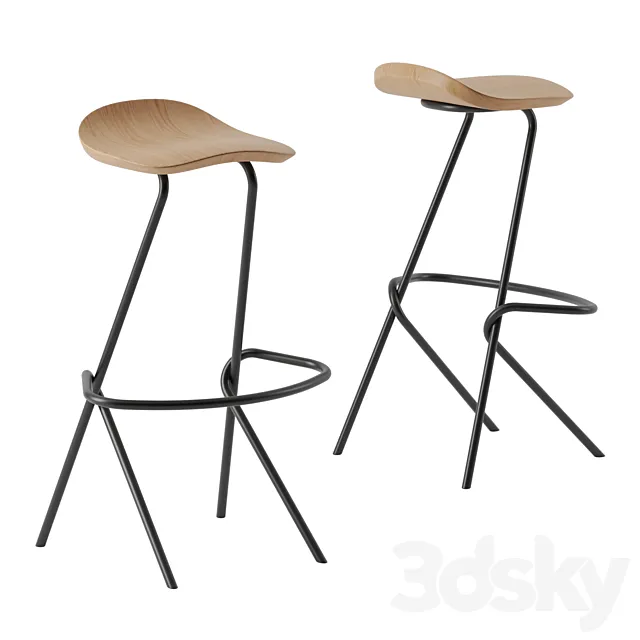 Strain barstool by Prostoria 3DModel