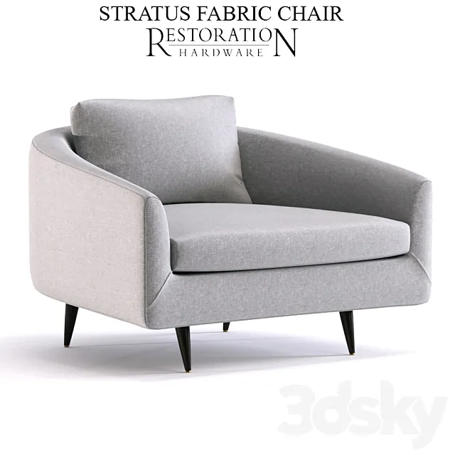 STRATUS FABRIC CHAIR 3D Model