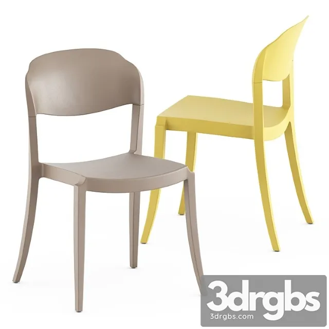 Strauss stackable side chair by janusetcie Strauss stackable side chair by janusetcie