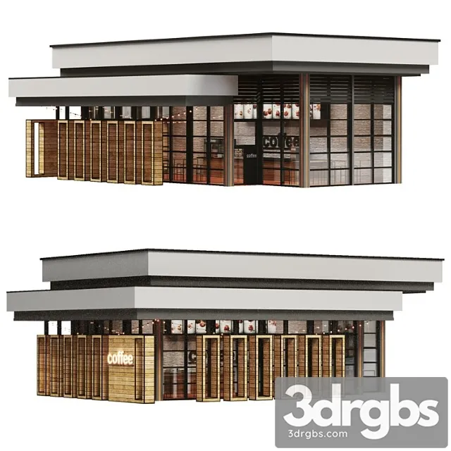 Street Cafe 1 3D Model Download