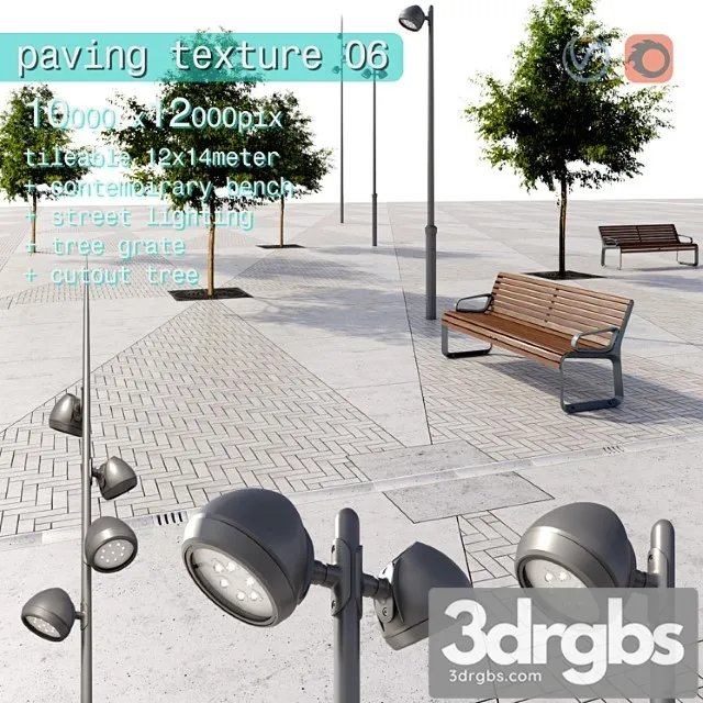 Street Furniture 06 3D Model Download