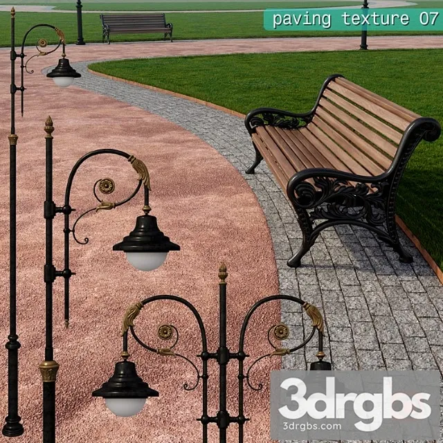 Street Furniture 07 3D Model Download