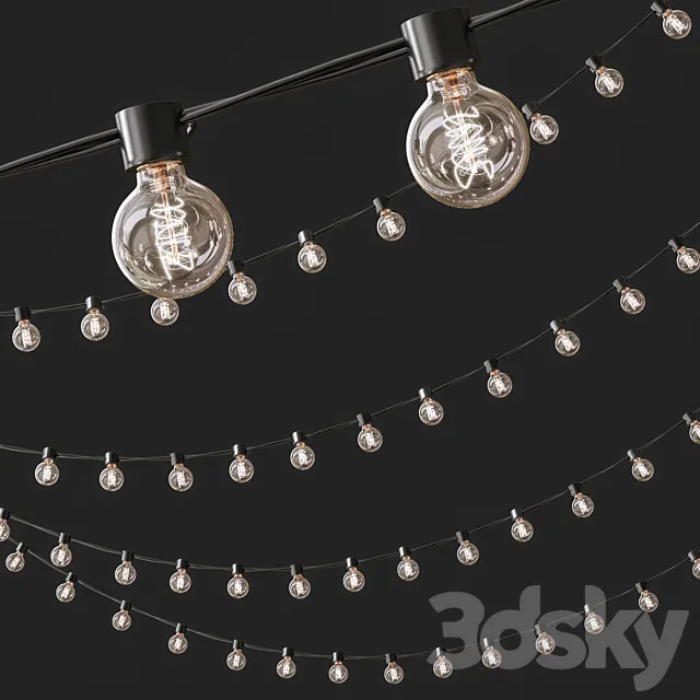 Street garland 3D Model