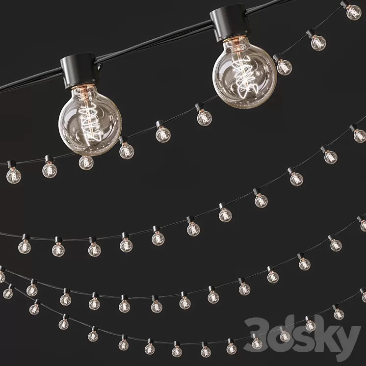 Street garland 3D Model