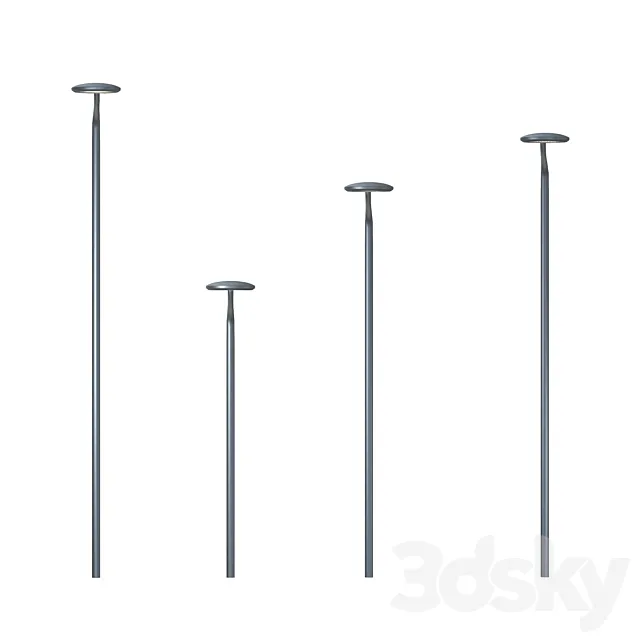 Street Lamp Gabonika 3D Model