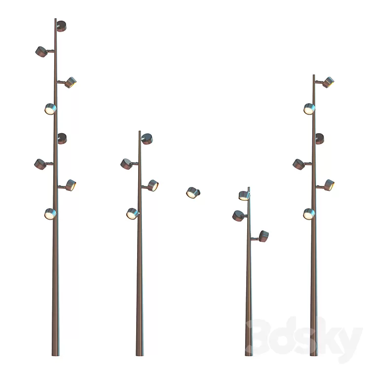Street Lamp Kongo M 3D Model