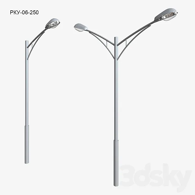 street lamp RKU-06-250 3D Model