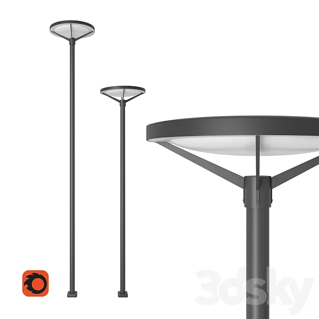 Street lamp – Street LED light 3 3D Model