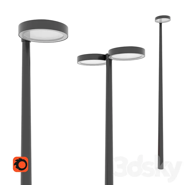 Street lamp – Street LED light 3DModel