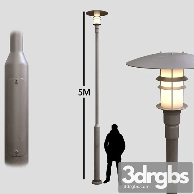 Street Light 01 3D Model Download