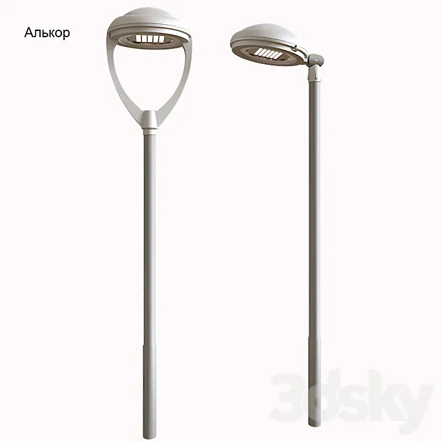 Street light Alfresco Alcor 3D Model