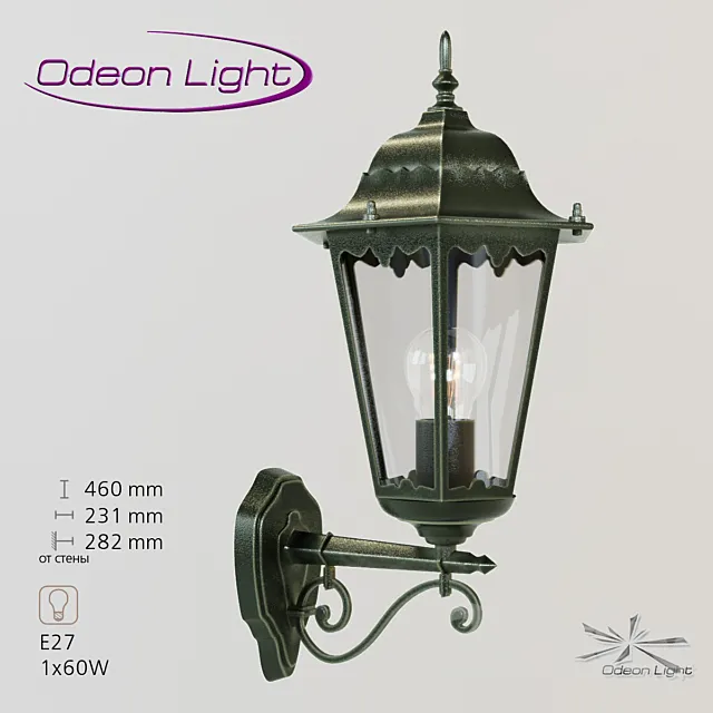 Street Light Infusion ODEON LIGHT 2319 _ 1W LANO 3D Model