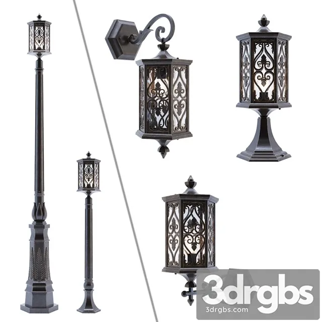 Street Light Maytoni Series 3D Model Download