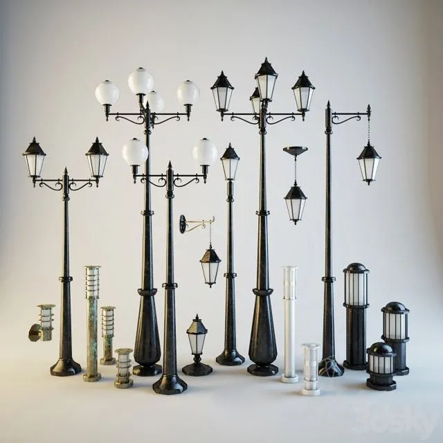 Street lighting 3D Model