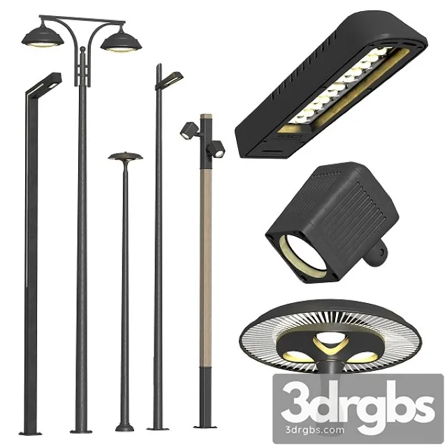 Street Lights Archimet 3D Model Download