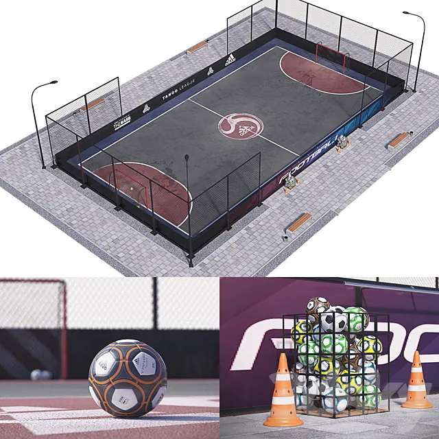 Street soccer 3DModel