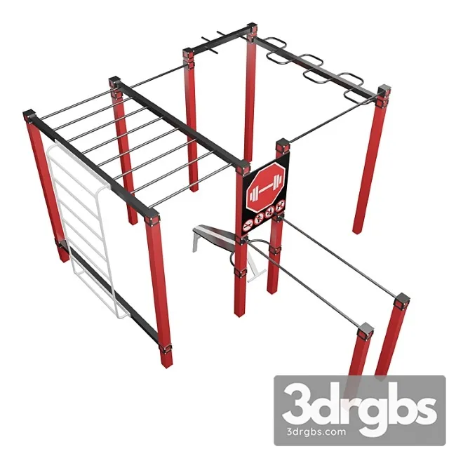 Street sport. sports complex s-20.1 3D Model Download