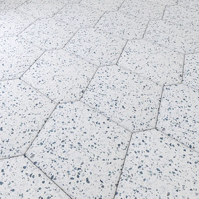 Street tile rhombus 3D Model Street tile rhombus 3D Model