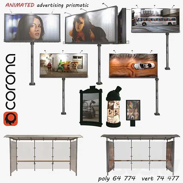 Street_advertising 3D Model Street_advertising 3D Model