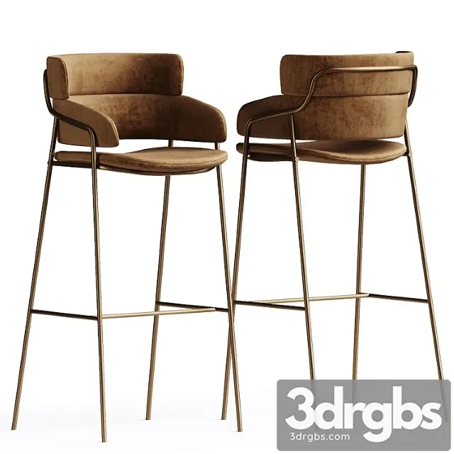 Strike Bar Stool 4 3D Model Download Strike Bar Stool 4 3D Model Download