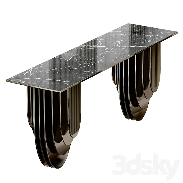 Stripe art III console 3D Model