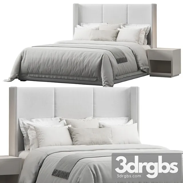 Striped headboard bed 1 Striped headboard bed 1