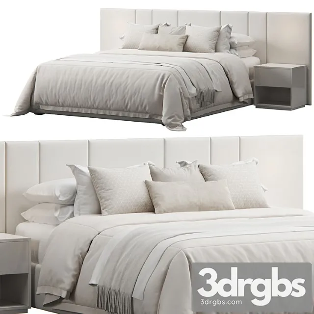 Striped panel headboard bed 2 Striped panel headboard bed 2