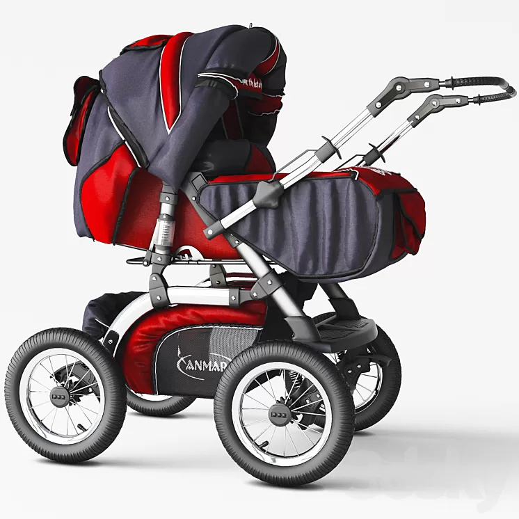 Stroller for children ANMAR 3D Model