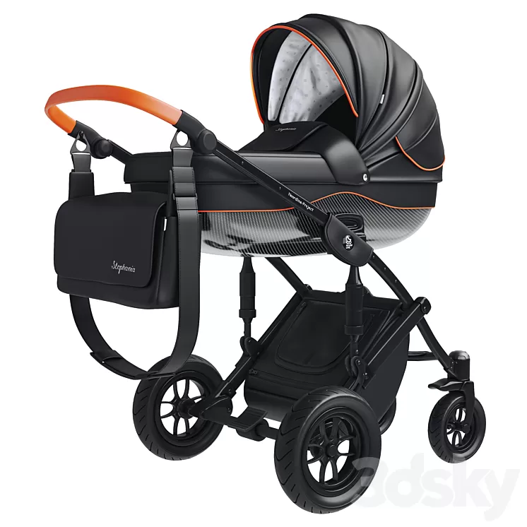 Stroller Noordline Stephania Style 3D Model