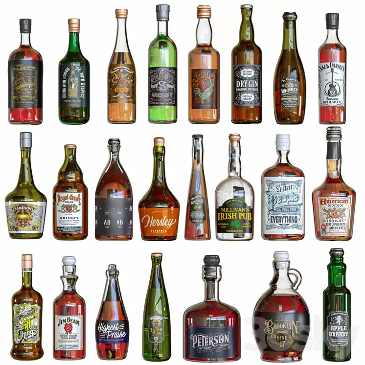 StrongAlcohol-68 3D Model