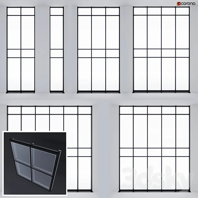 Structural glazing 1 3D Model