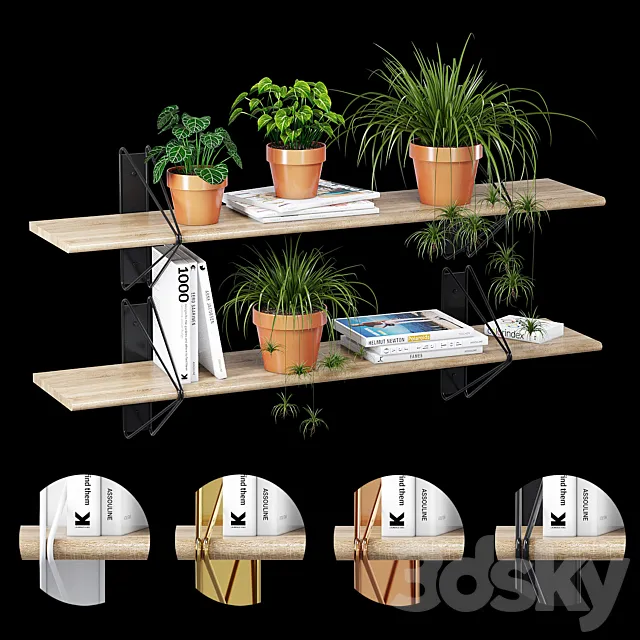 Strut shelving 3DModel Strut shelving 3DModel