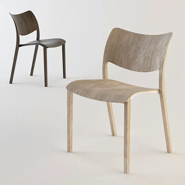 Stua Laclasica Wood Chair 3D Model Stua Laclasica Wood Chair 3D Model