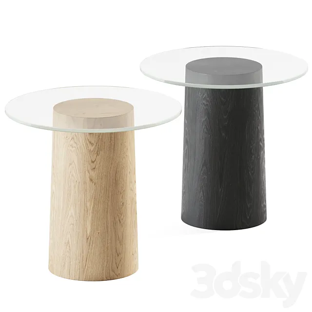 Stub Side Table Oak Fritz Hansen _ Coffee Table 3D Model Stub Side Table Oak Fritz Hansen _ Coffee Table 3D Model