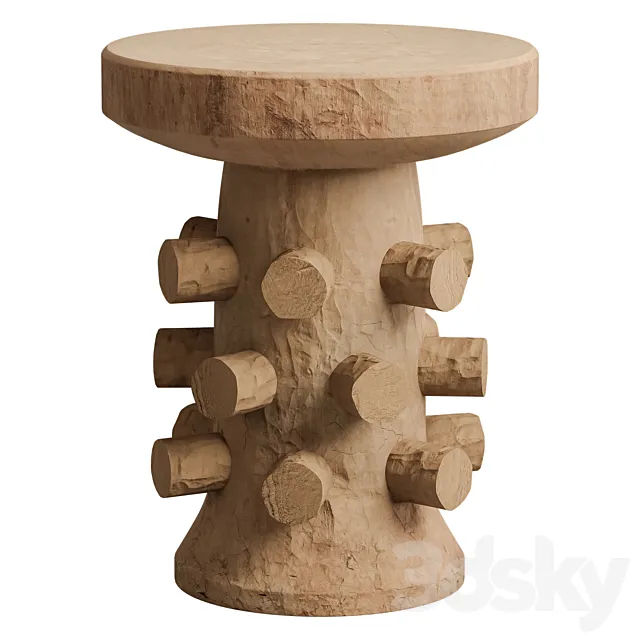 Stub Side Table Pols Potten 3D Model