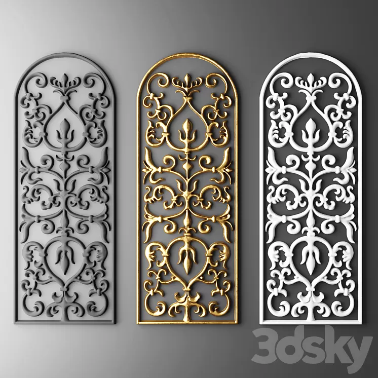 Stucco. 3D Model Stucco. 3D Model