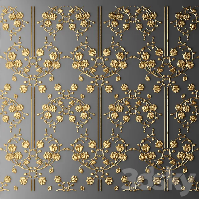 Stucco decor. 3D Model Stucco decor. 3D Model