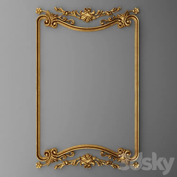 Stucco Frame. 3D Model Stucco Frame. 3D Model