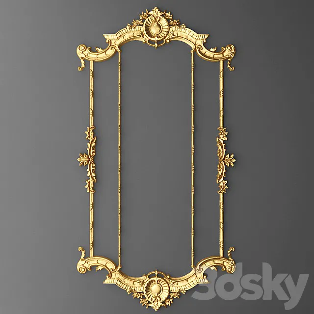 Stucco Frame. 3D Model