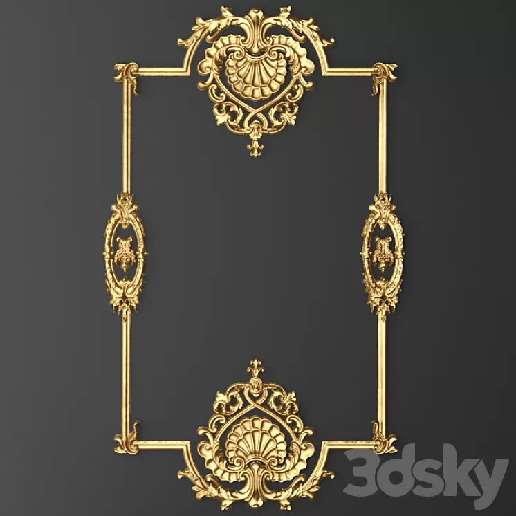 Stucco Frame. 3D Model Stucco Frame. 3D Model