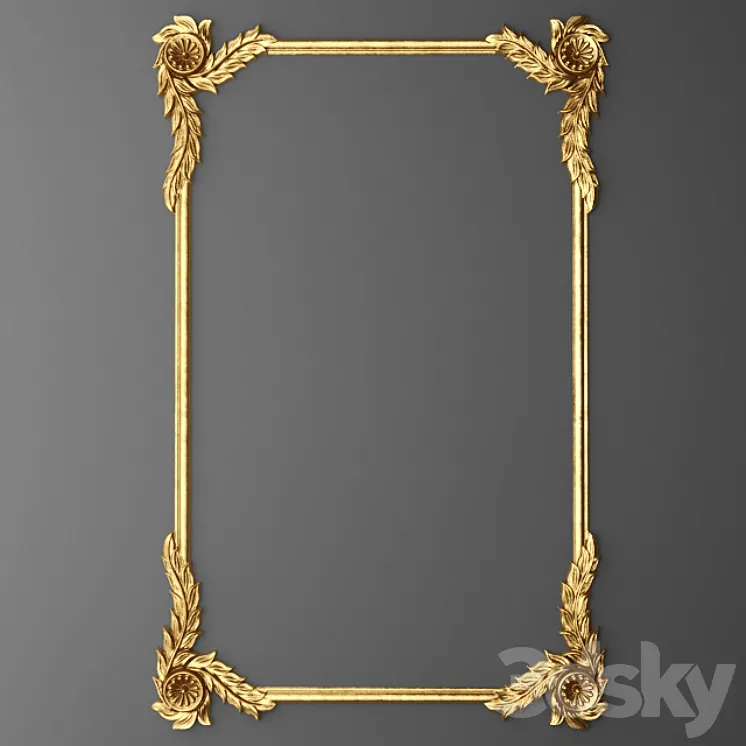 Stucco Frame. 3D Model Free Download Stucco Frame. 3D Model Free Download