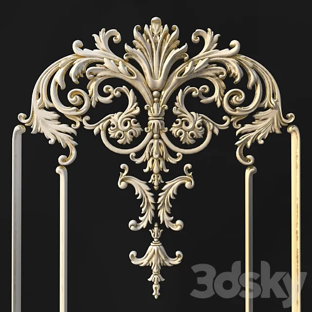 Stucco molding 223 3DModel Stucco molding 223 3DModel