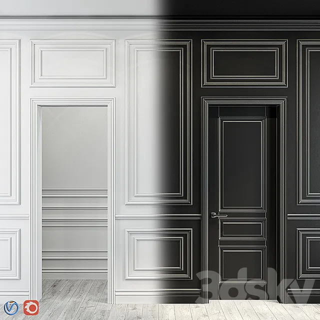 Stucco molding for walls 2 3DModel Stucco molding for walls 2 3DModel