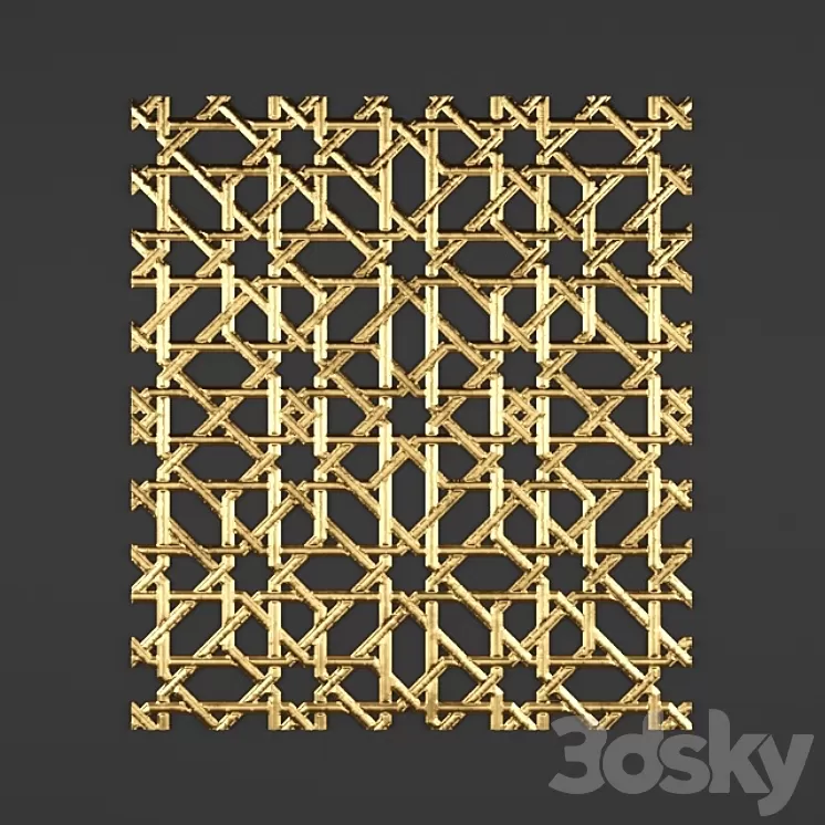 Stucco pattern. 3D Model Stucco pattern. 3D Model